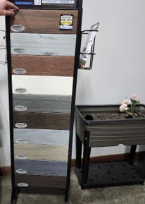 Variety of composite decking finishes