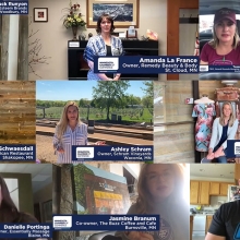 Collage of small businesses